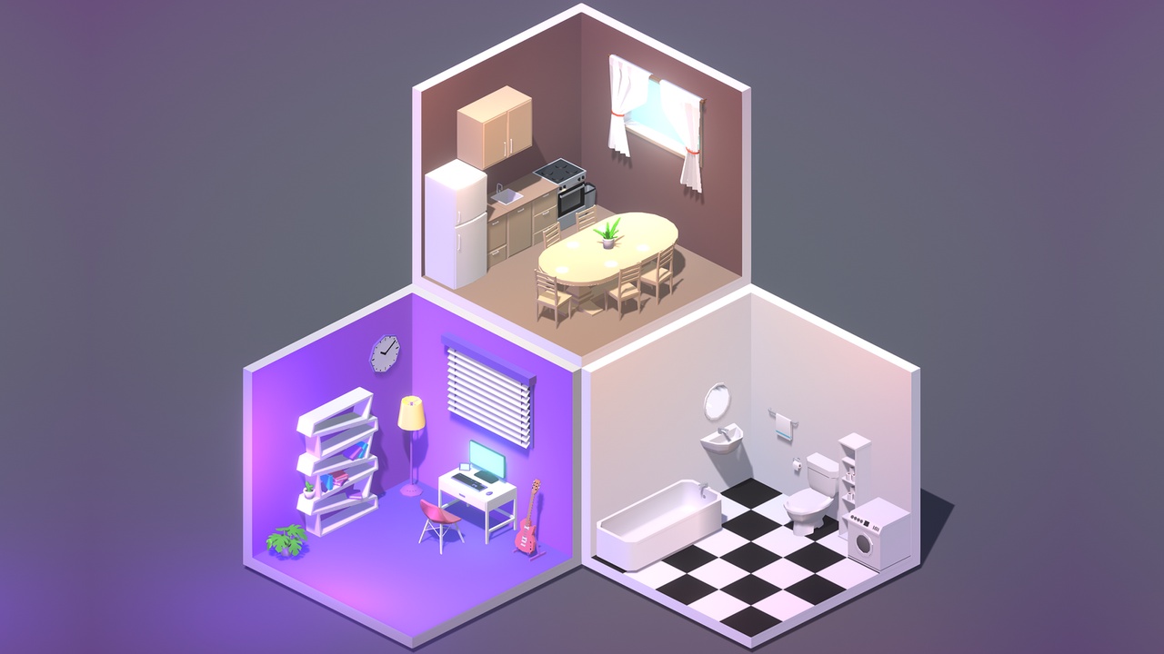 Media 1 for listing Low Poly Furniture Assets