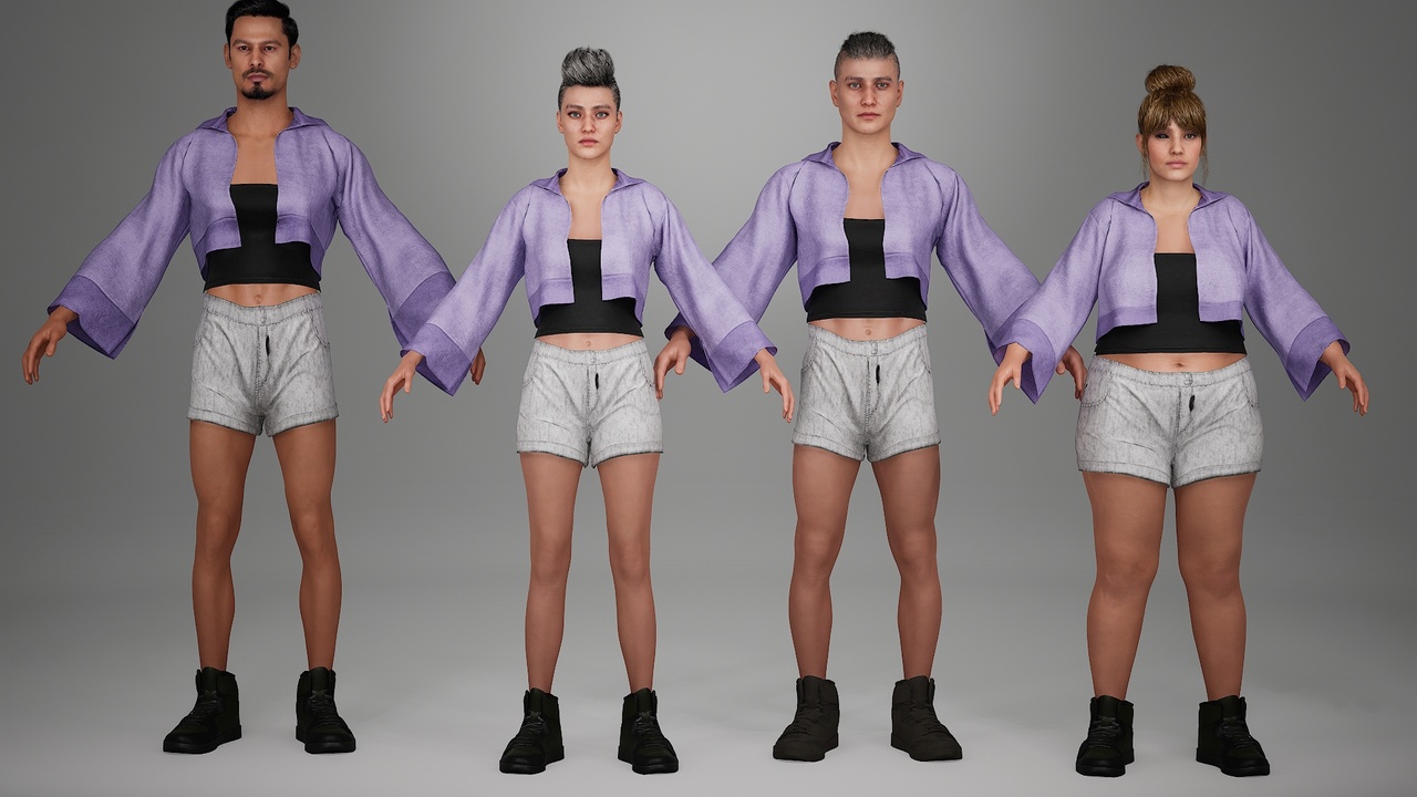 File multimediali per l'articolo Streetwear Parametric Outfit 08: 1