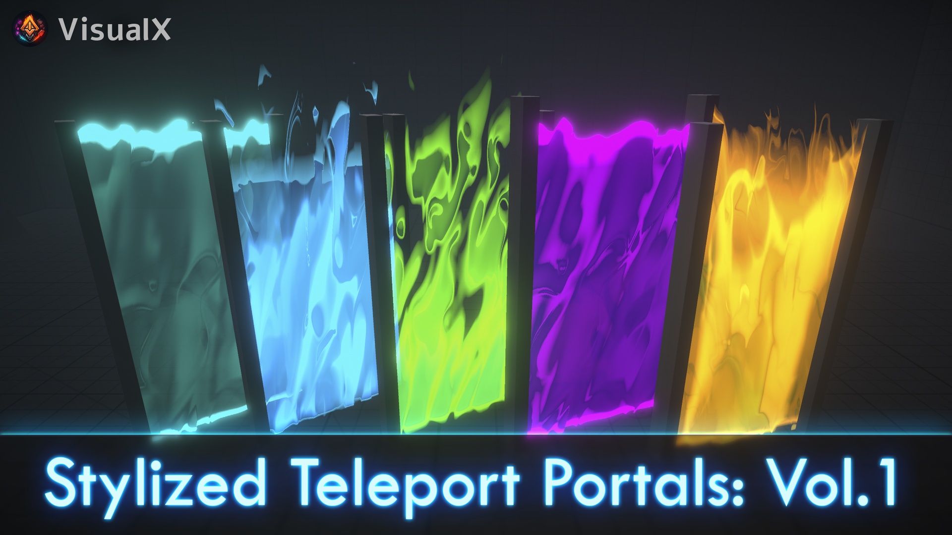 Media 1 for listing Stylized teleport portals: vol.1