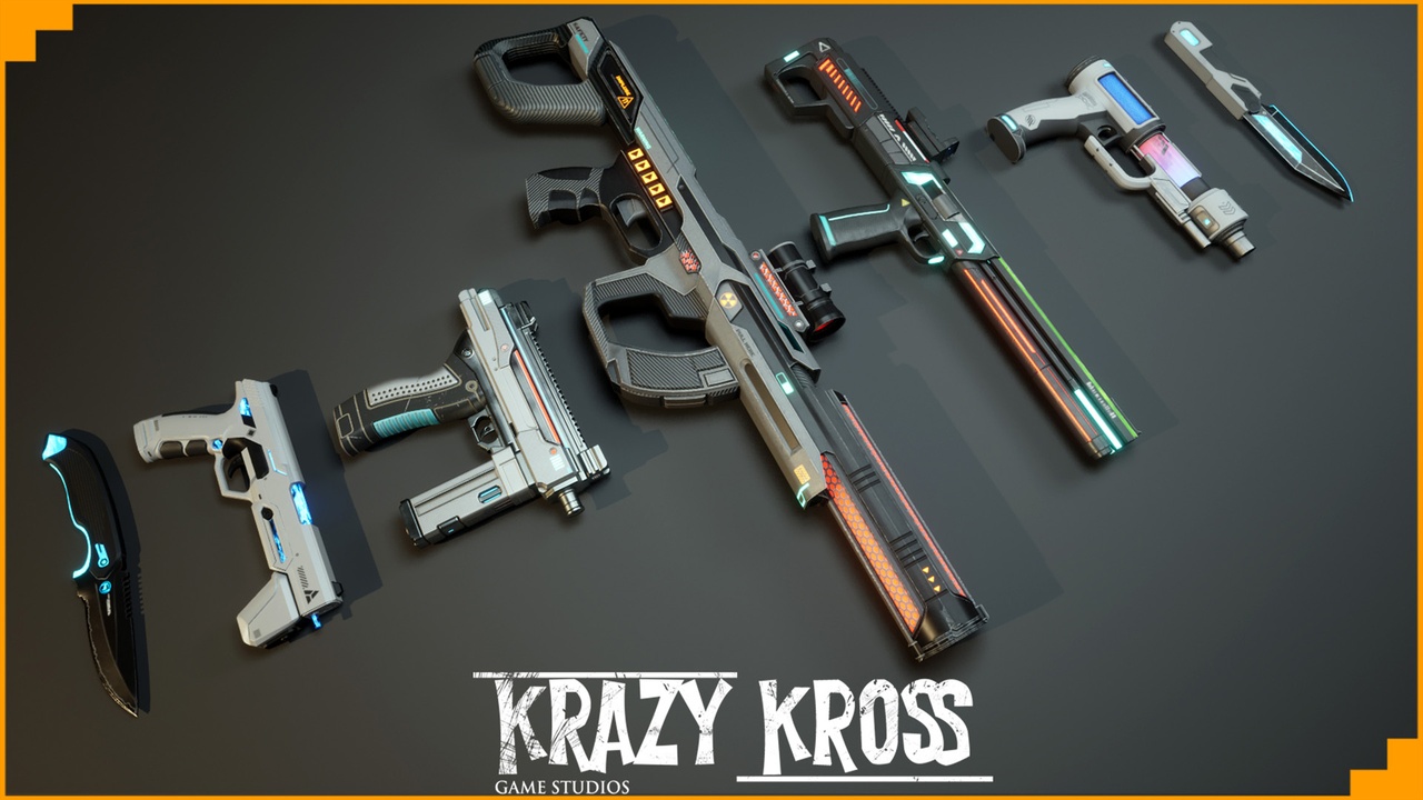 Media 1 for listing Sci fi Stylized Weapons Vol.1