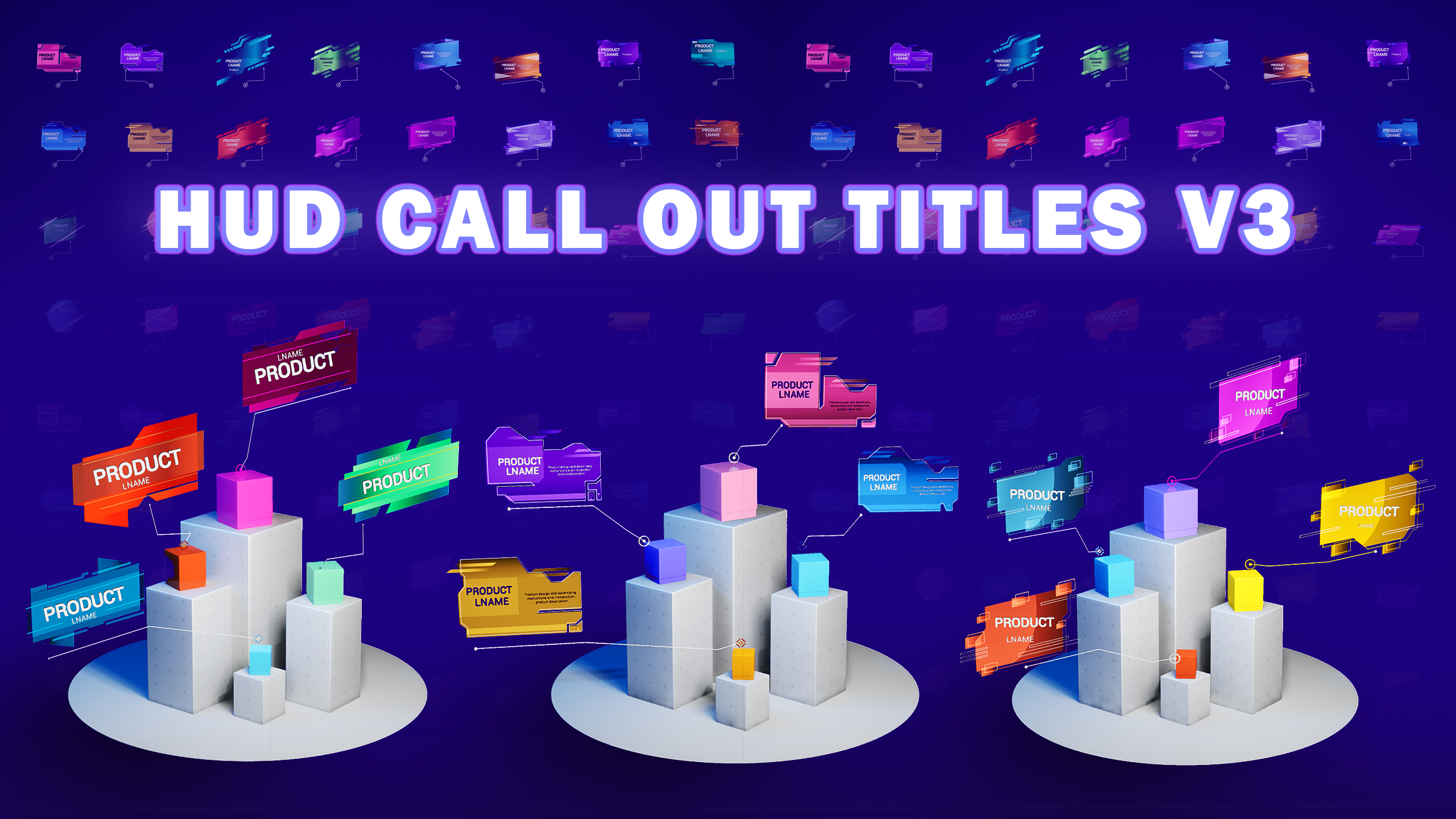 HUD Call Out Titles V3 | Fab