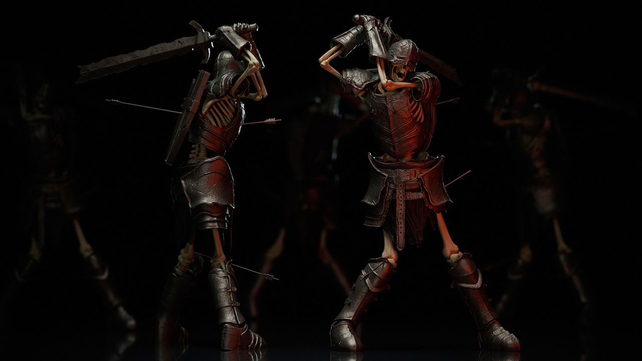 Media 1 for listing Zbrush + Blender - Skeleton KitBash Mega Pack