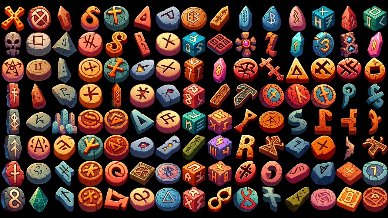 Media 1 for listing Runes 1200+Sprites
