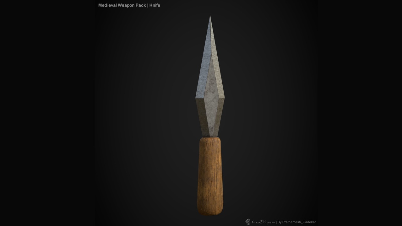 Media 1 for listing Stylized Knife Model