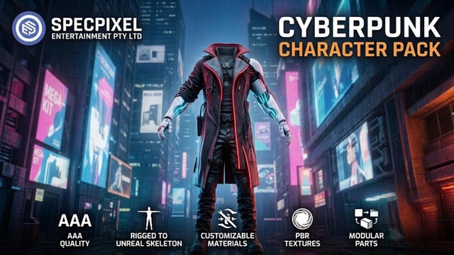 Cyberpunk Character Pack (Male Variant)