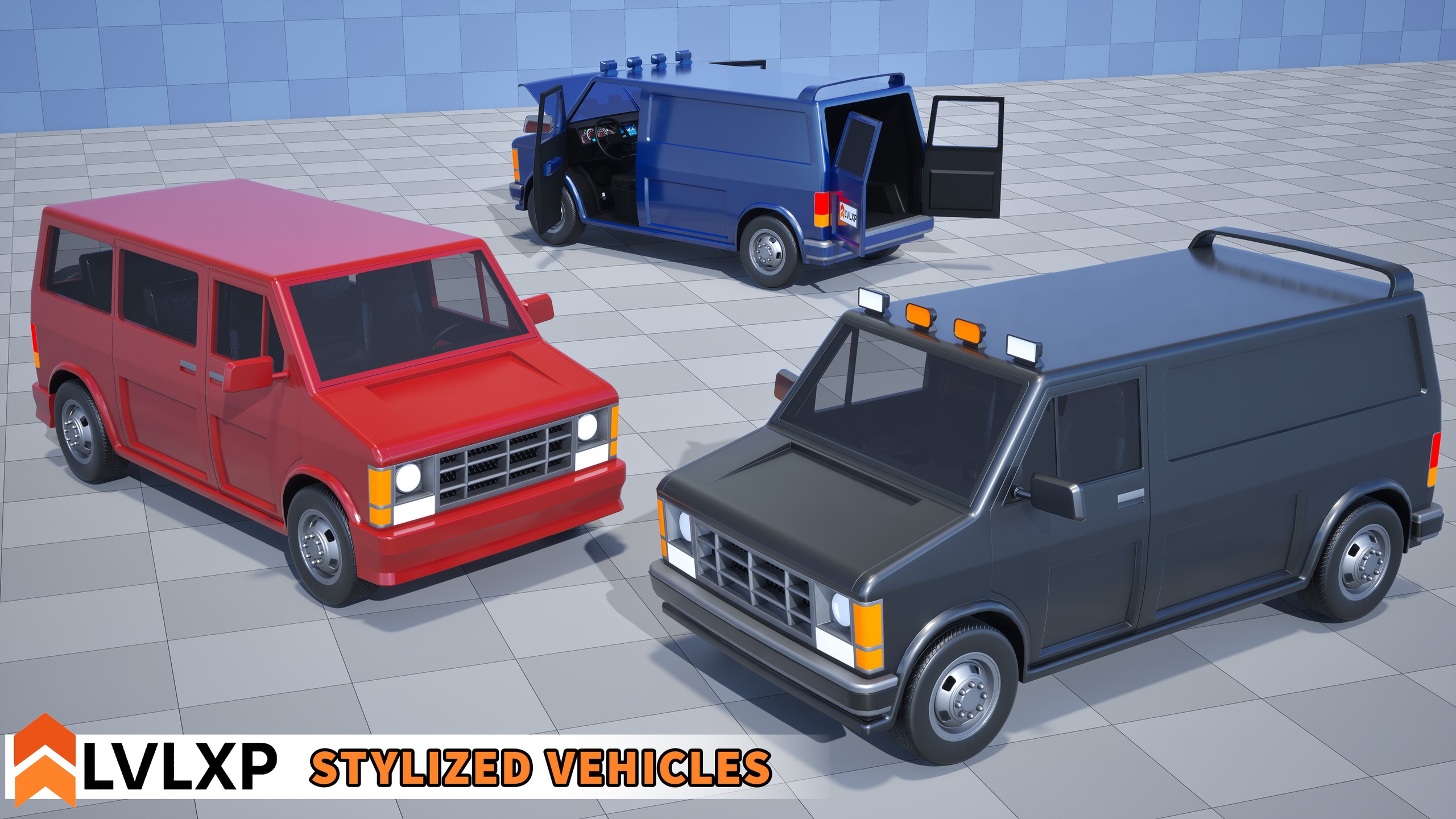 Media 1 for listing Stylized Drivable Vehicles - Mini Van Car "Taurus"