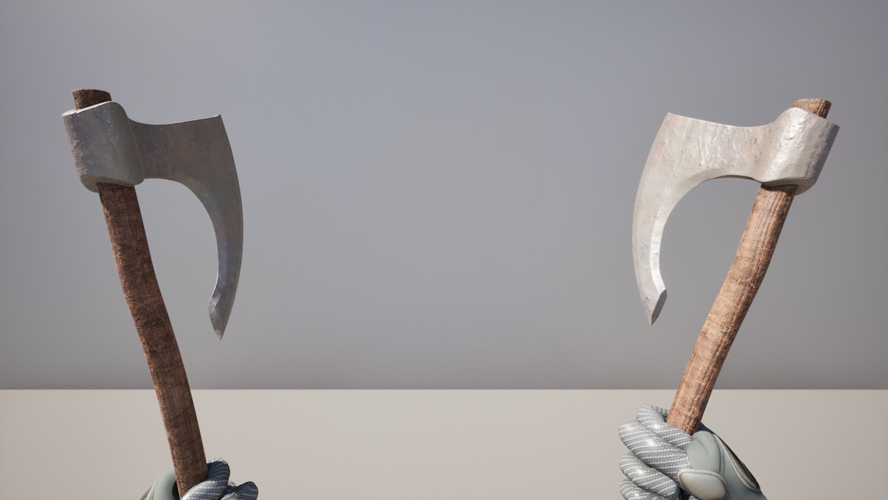 Media 1 for listing Dual Viking Axes FPS Animation Pack