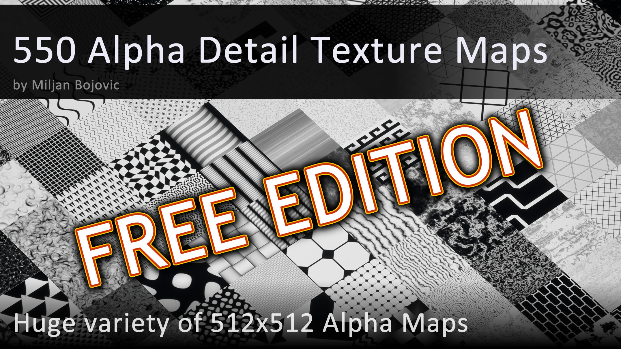 550 Alpha Detail Texture Maps (FREE EDITION) | Fab