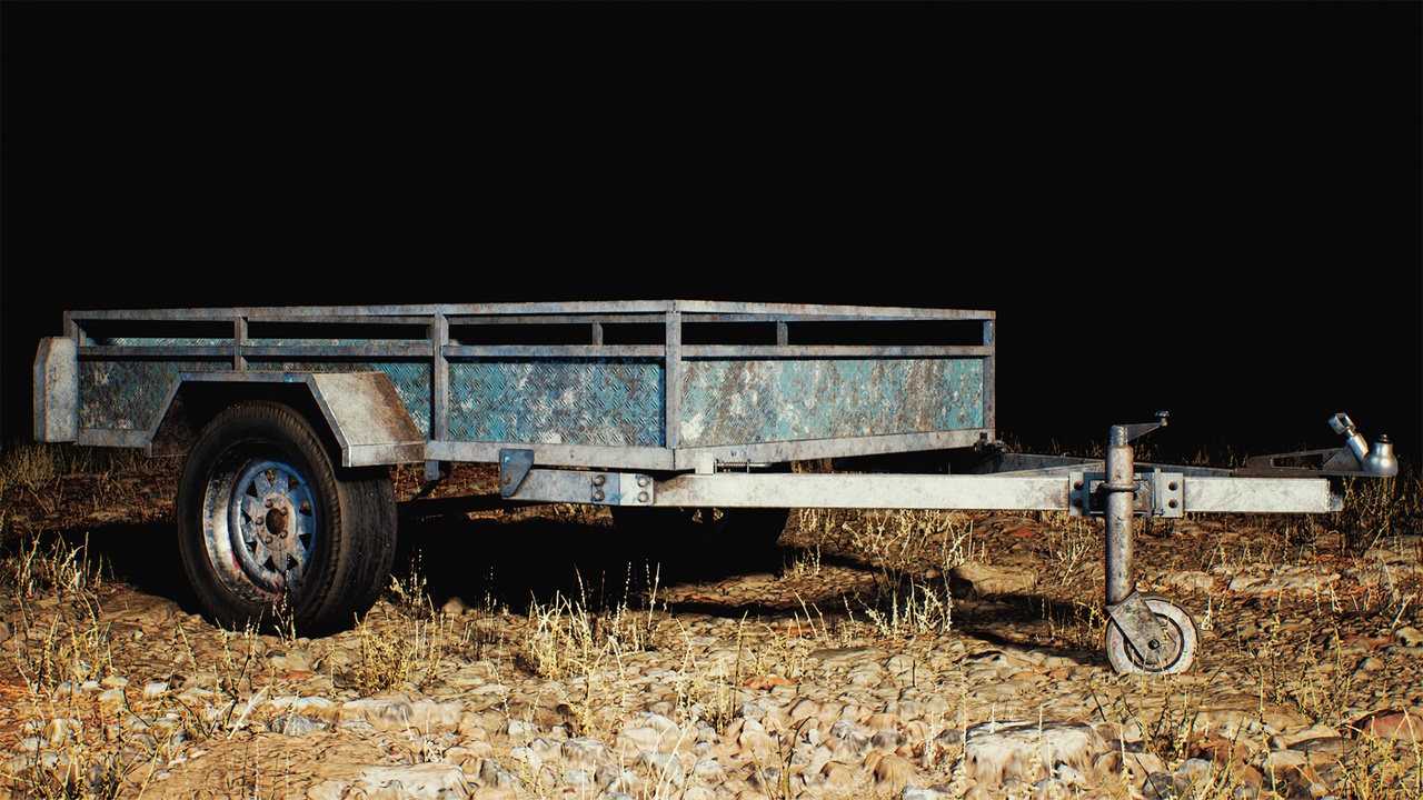 Media 1 for listing Physics-Based Destructible Vehicle Trailer