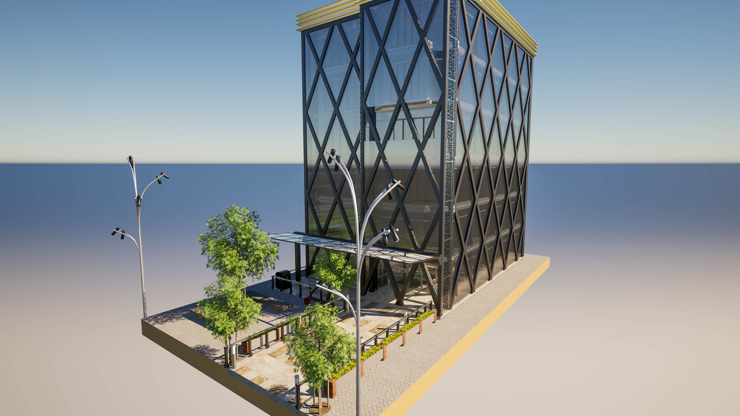 Media 1 for listing Modern Commercial Office Building