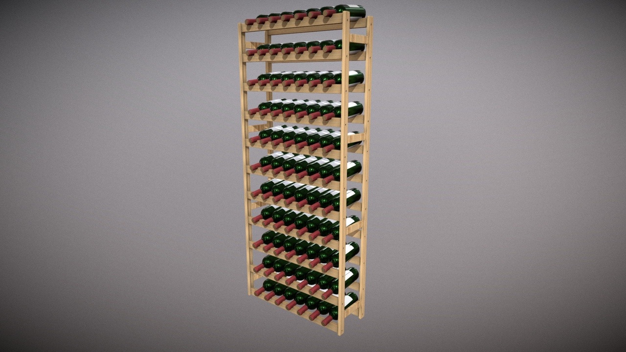 Media 1 for listing Wall wine rack