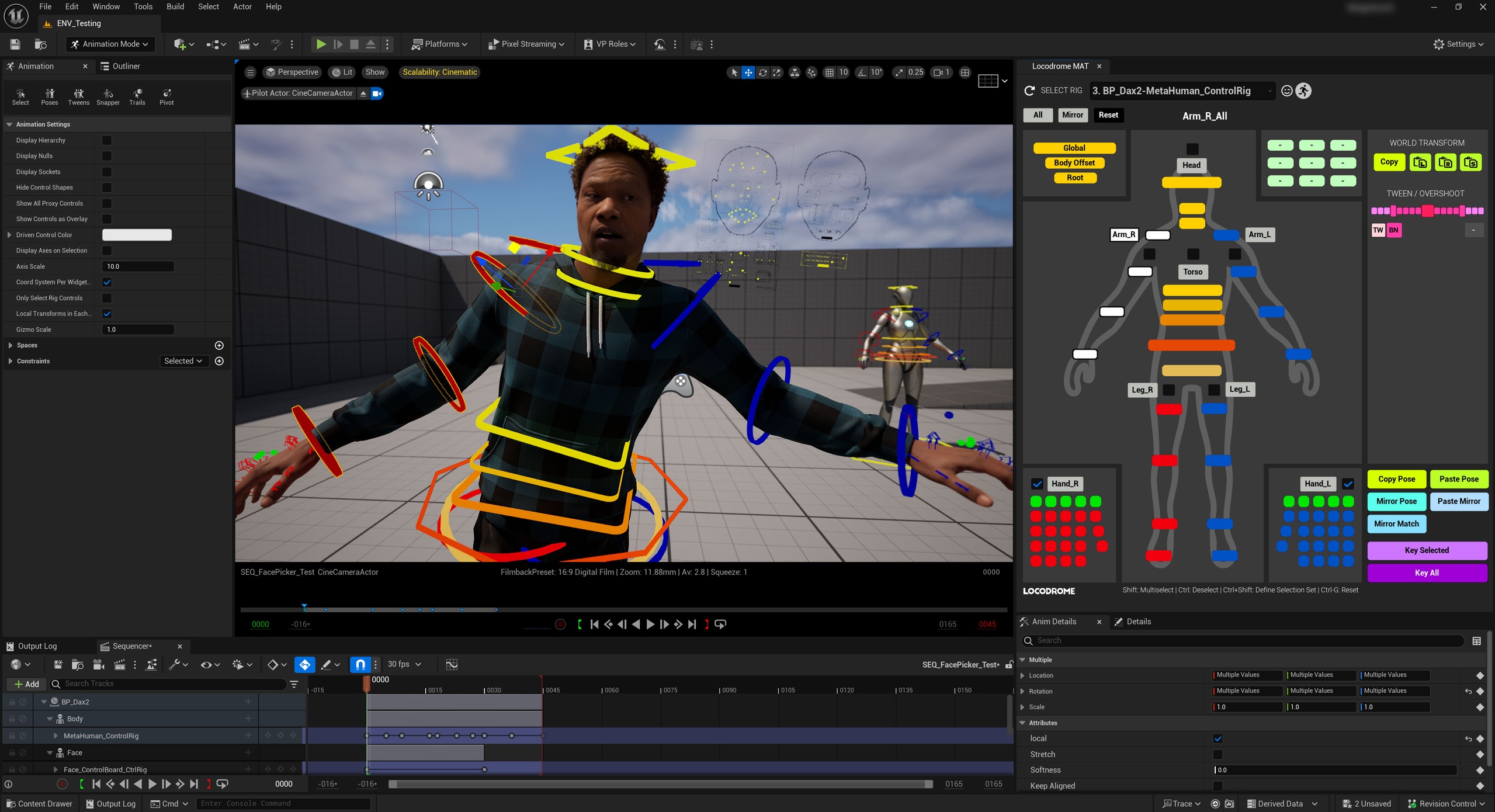 Media 1 for listing Metahuman Animation Tool (MAT)