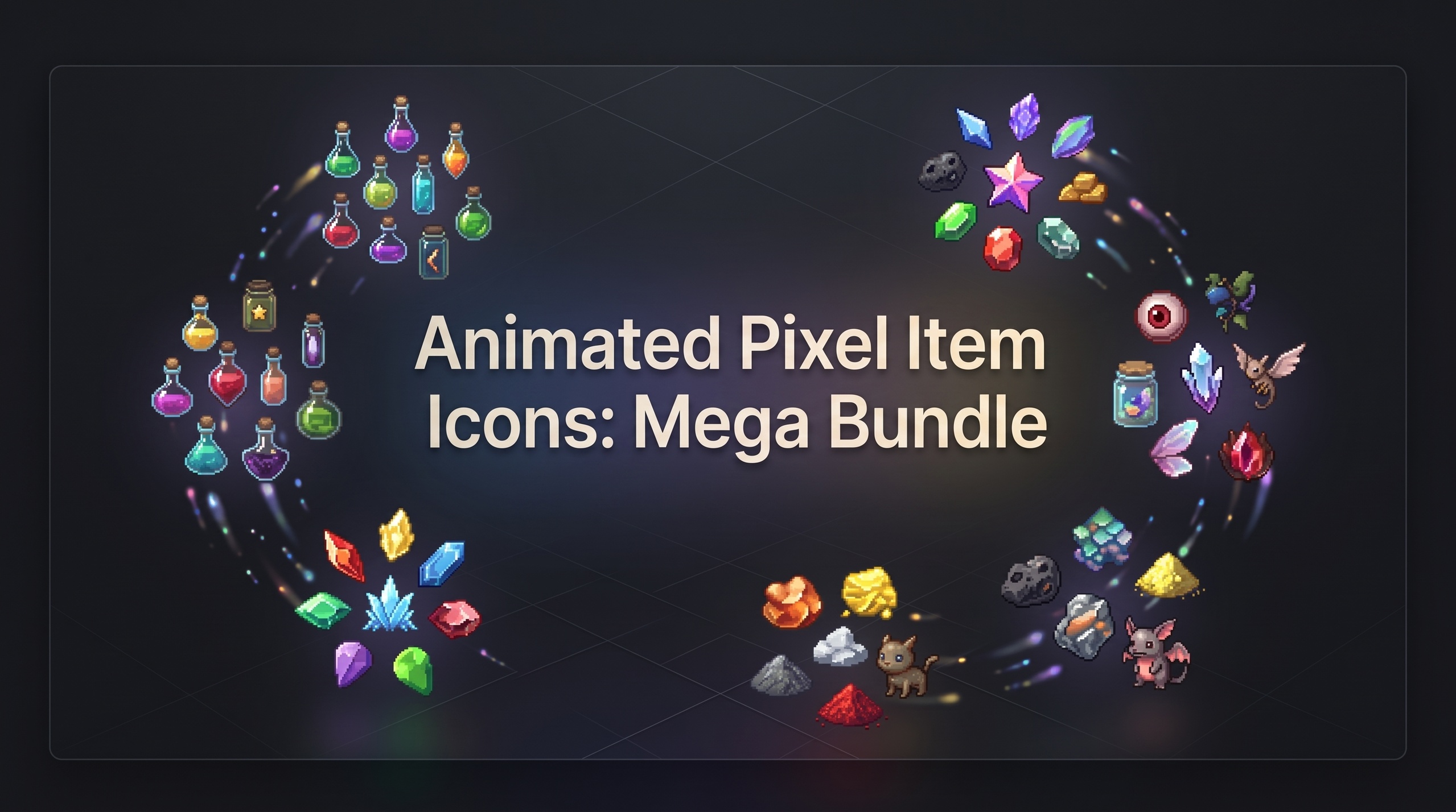 Media 1 for listing Animated Pixel Item Icons: Mega Bundle