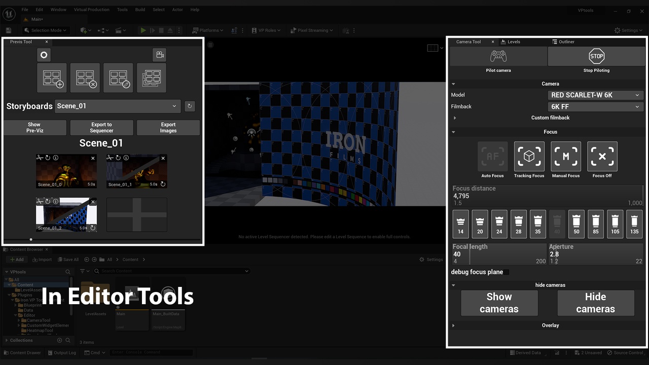 Media 1 for listing IRON VP Tools - Virtual production