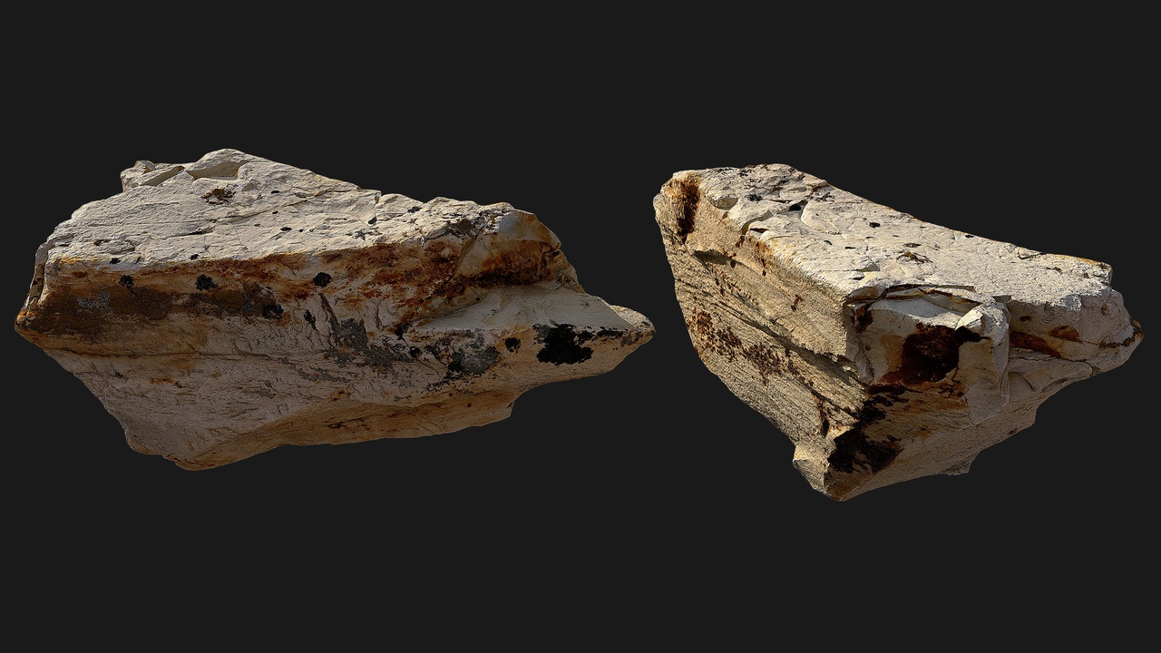 Media 1 for listing White Lichen Rock (kg3aRp)