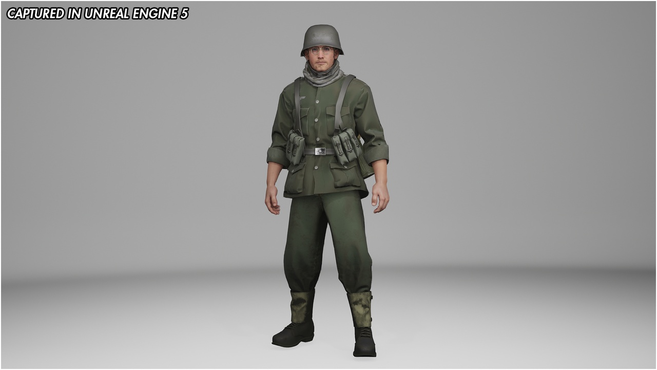 Media 1 for listing Modular German Meta Soldier WW2