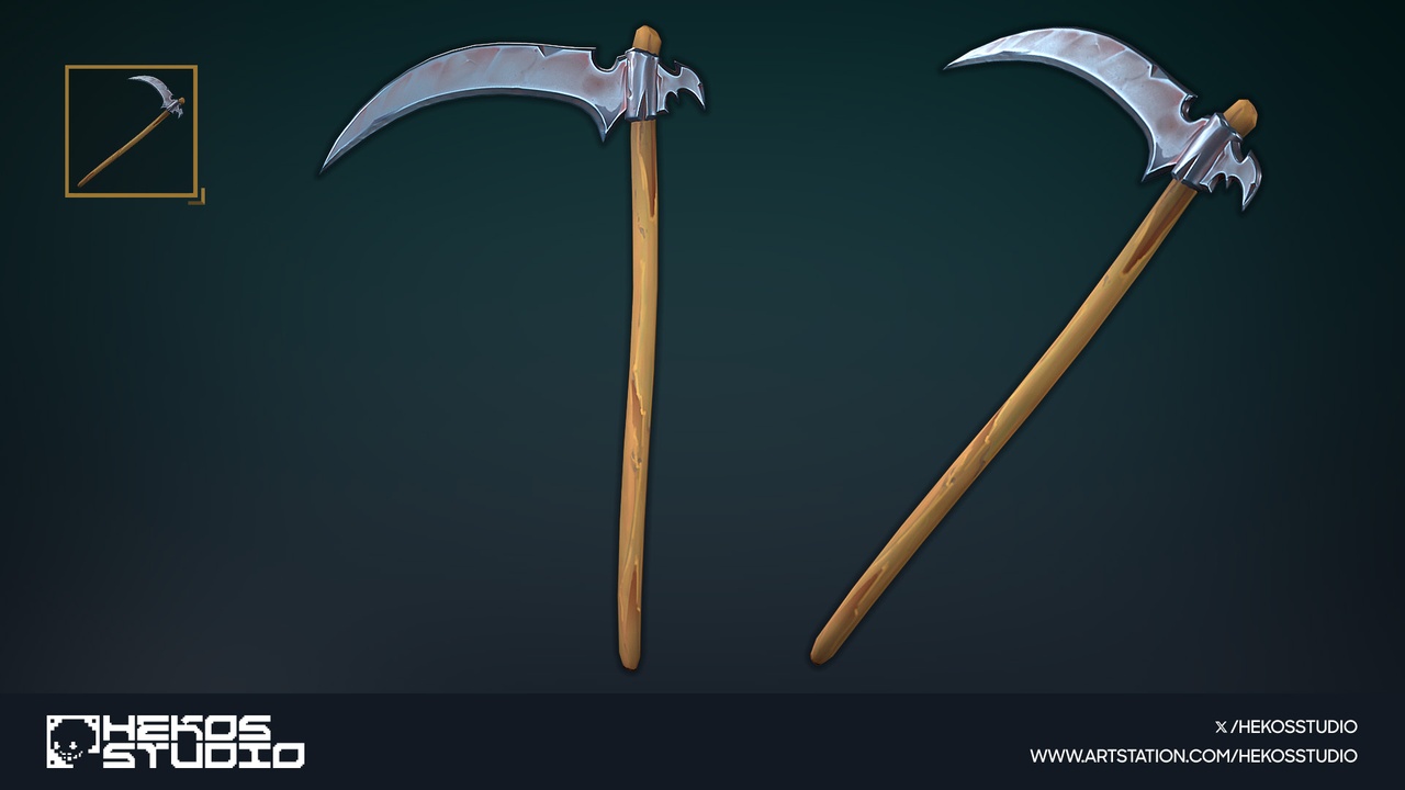 Media 1 for listing 7 Stylized Scythes