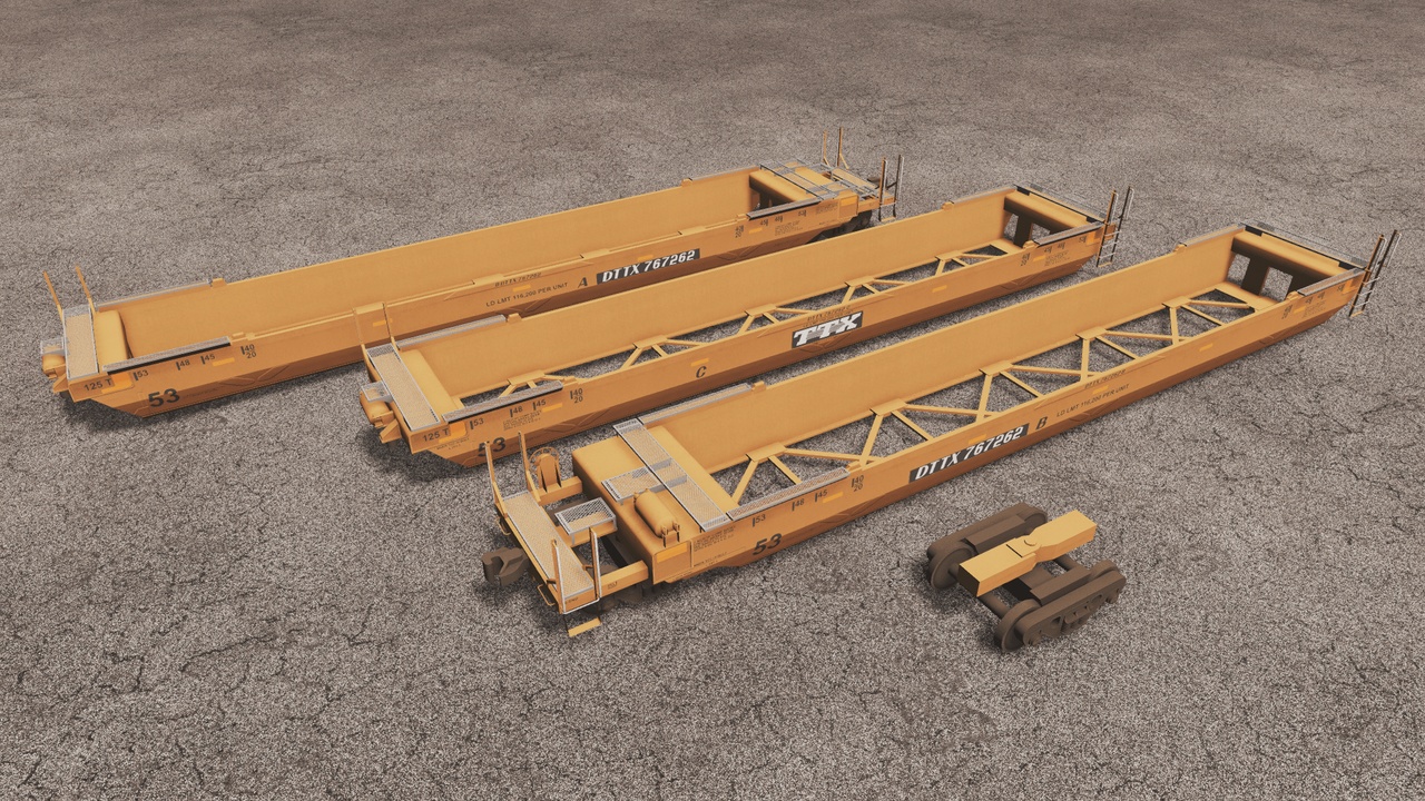 Media 1 for listing Double Stack Well Cars - Gunderson Maxi-IV