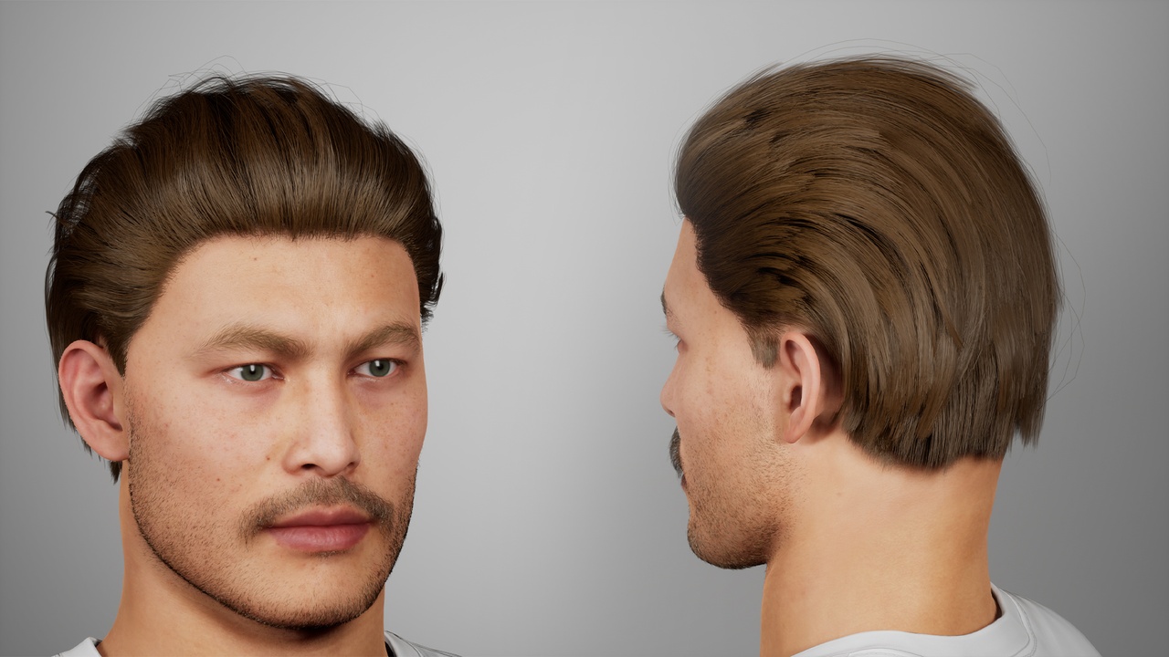 Media 1 for listing MetaHair 116- Groom hair for Metahumans