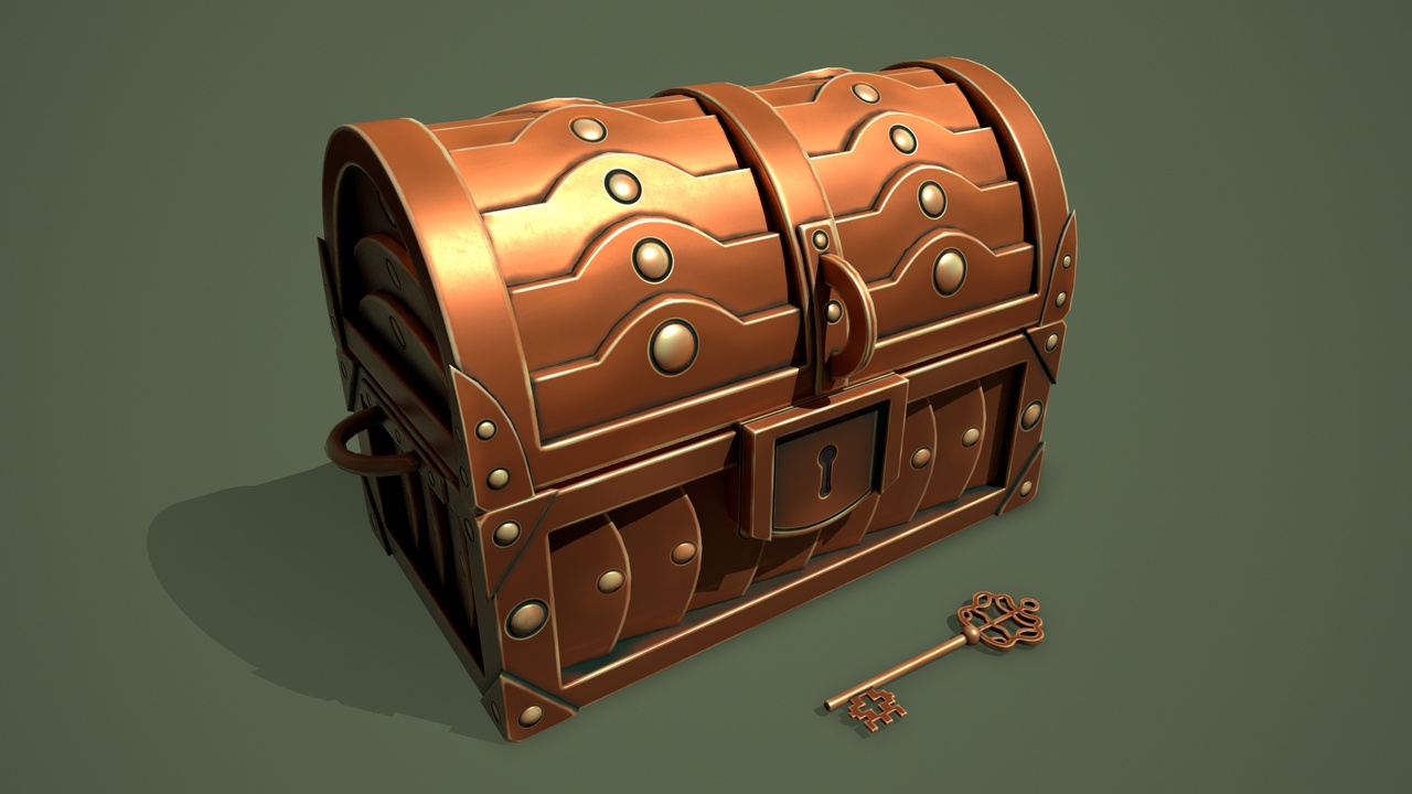 Media 1 for listing Bronze chest