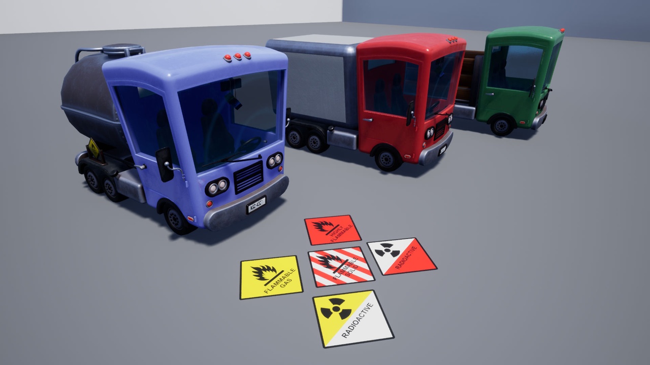 Media 1 for listing Stylized Truck Pack (Drivable Truck)