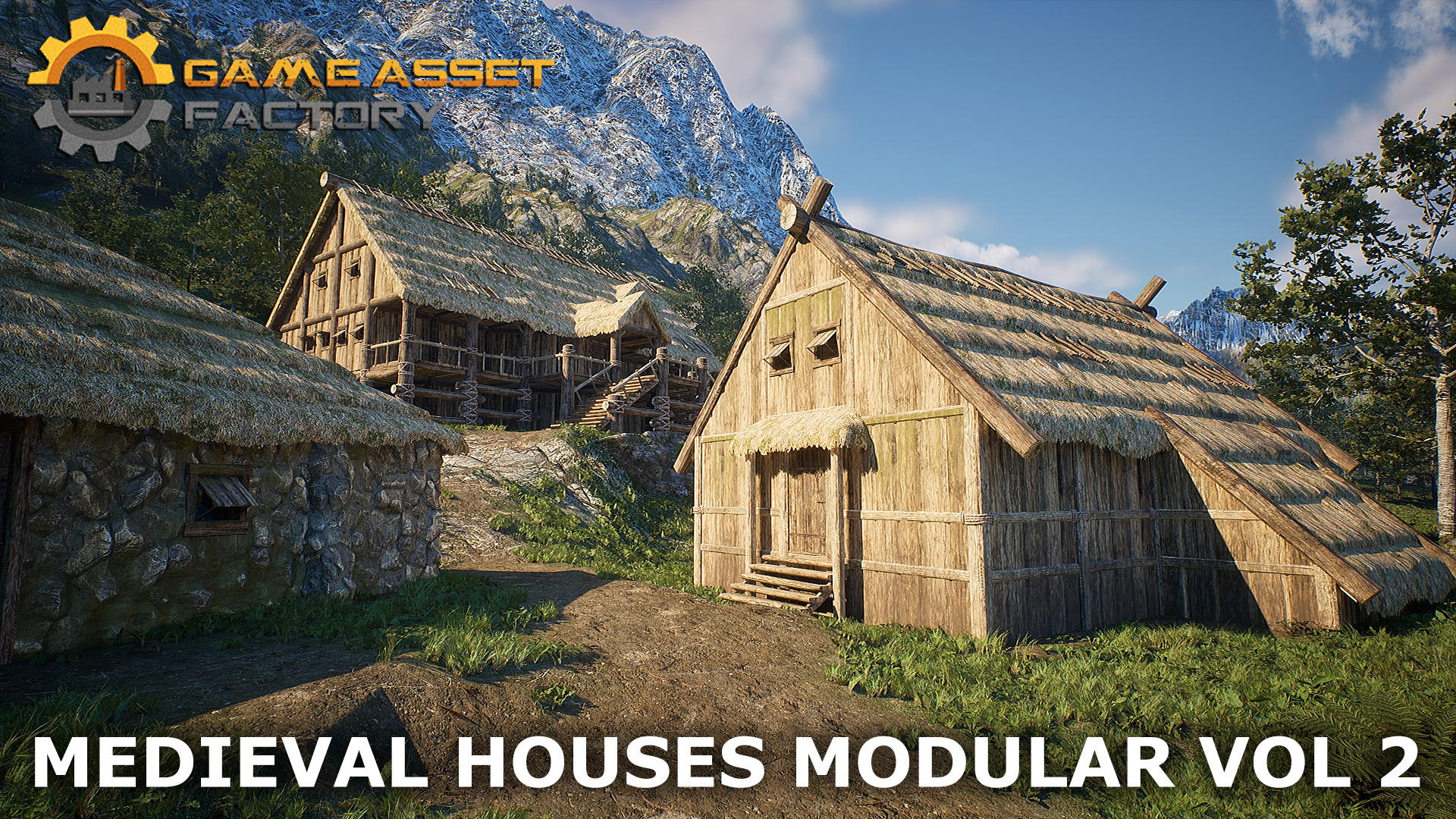Medieval Houses Modular Vol 2 | Fab