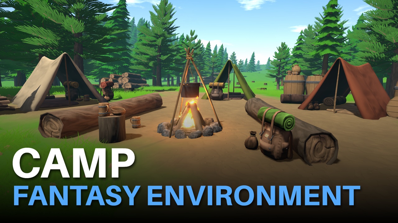 Media 1 for listing Camp - Stylized Fantasy Environment