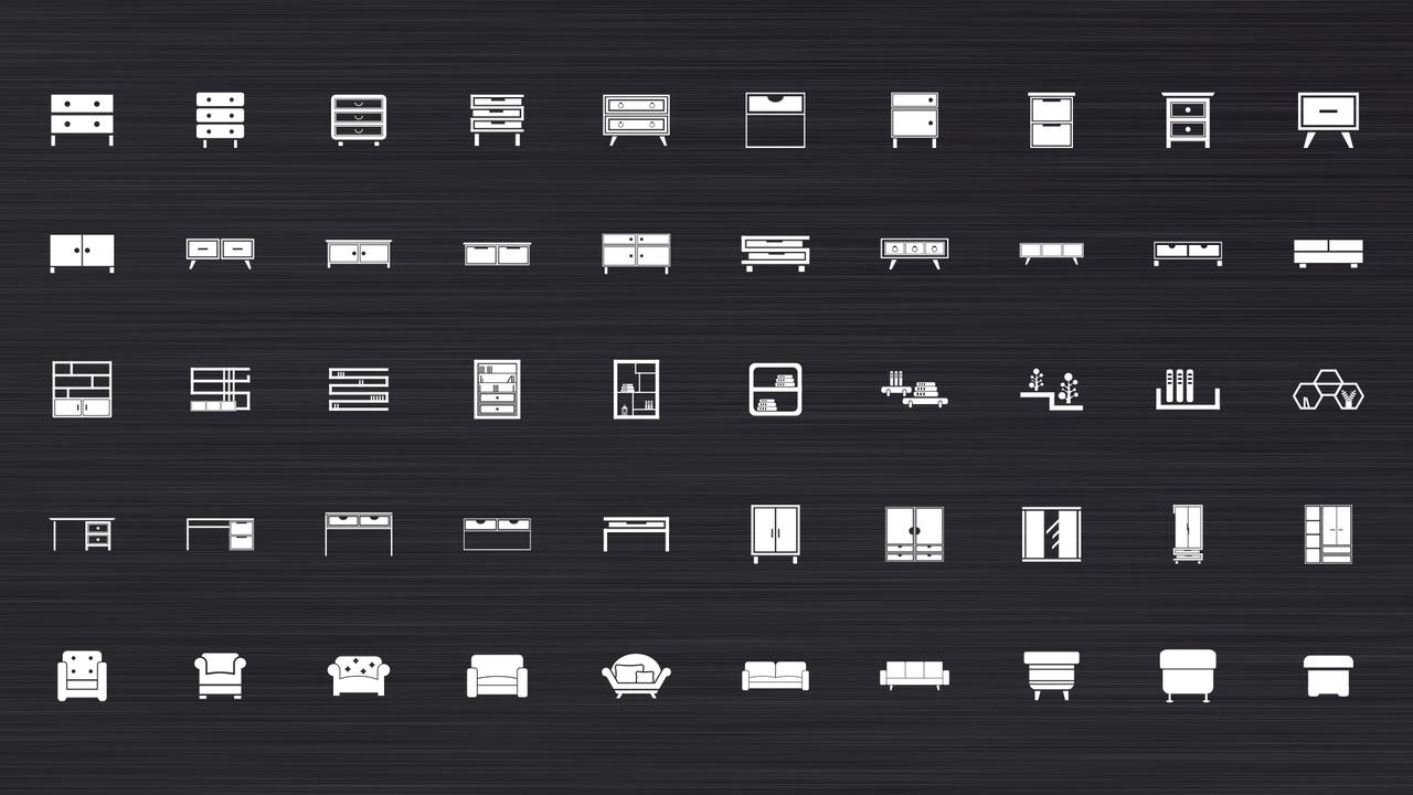 Media 1 for listing Customisable Icon Pack: Interior