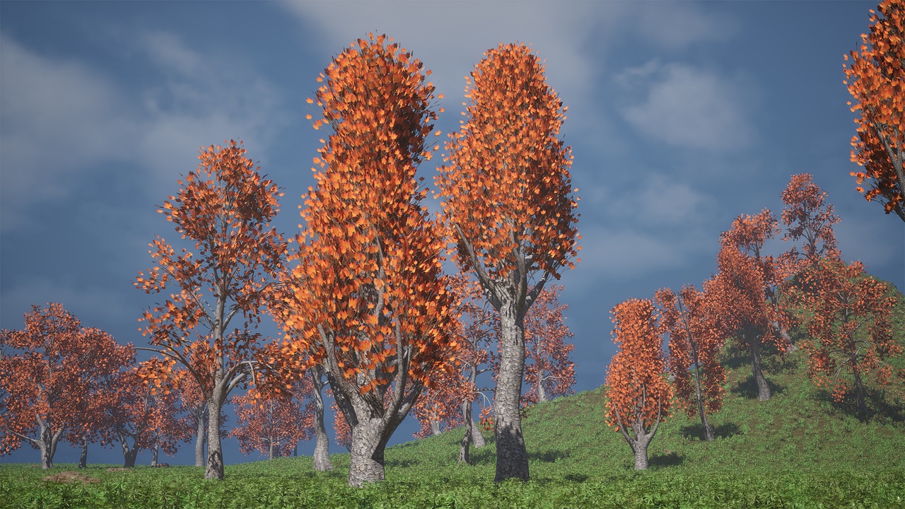 Media 1 for listing Realistic Low Poly Tree Bundle 13