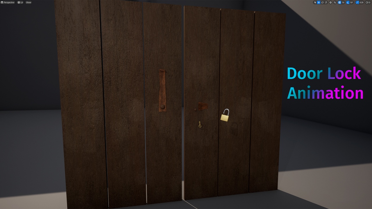 Door Lock Animation | Fab