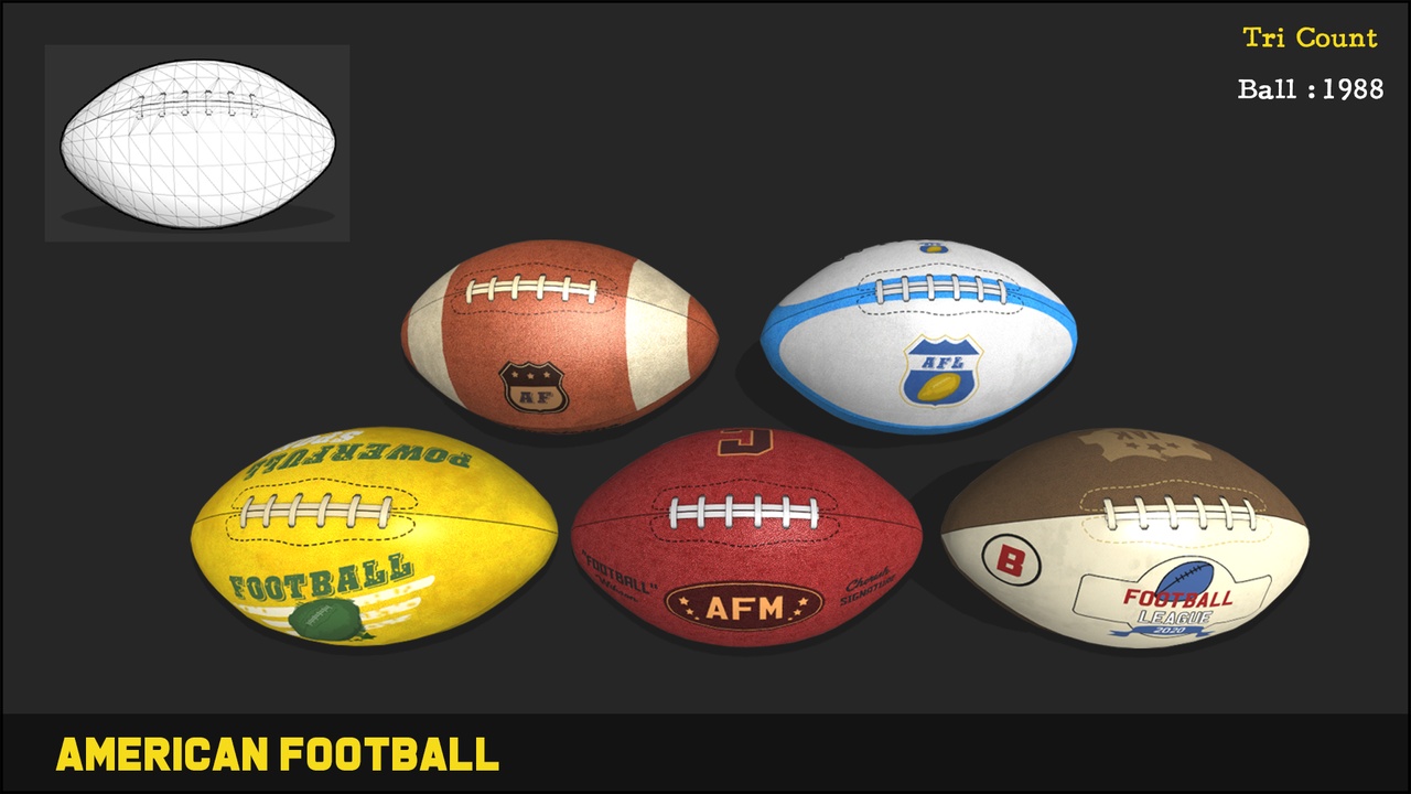 Media 1 for listing Sports Ball Assets Mega Bundle