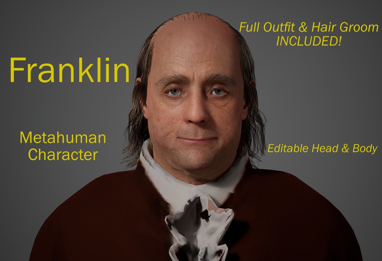 出品Franklin - Editable Metahumanのメディア1