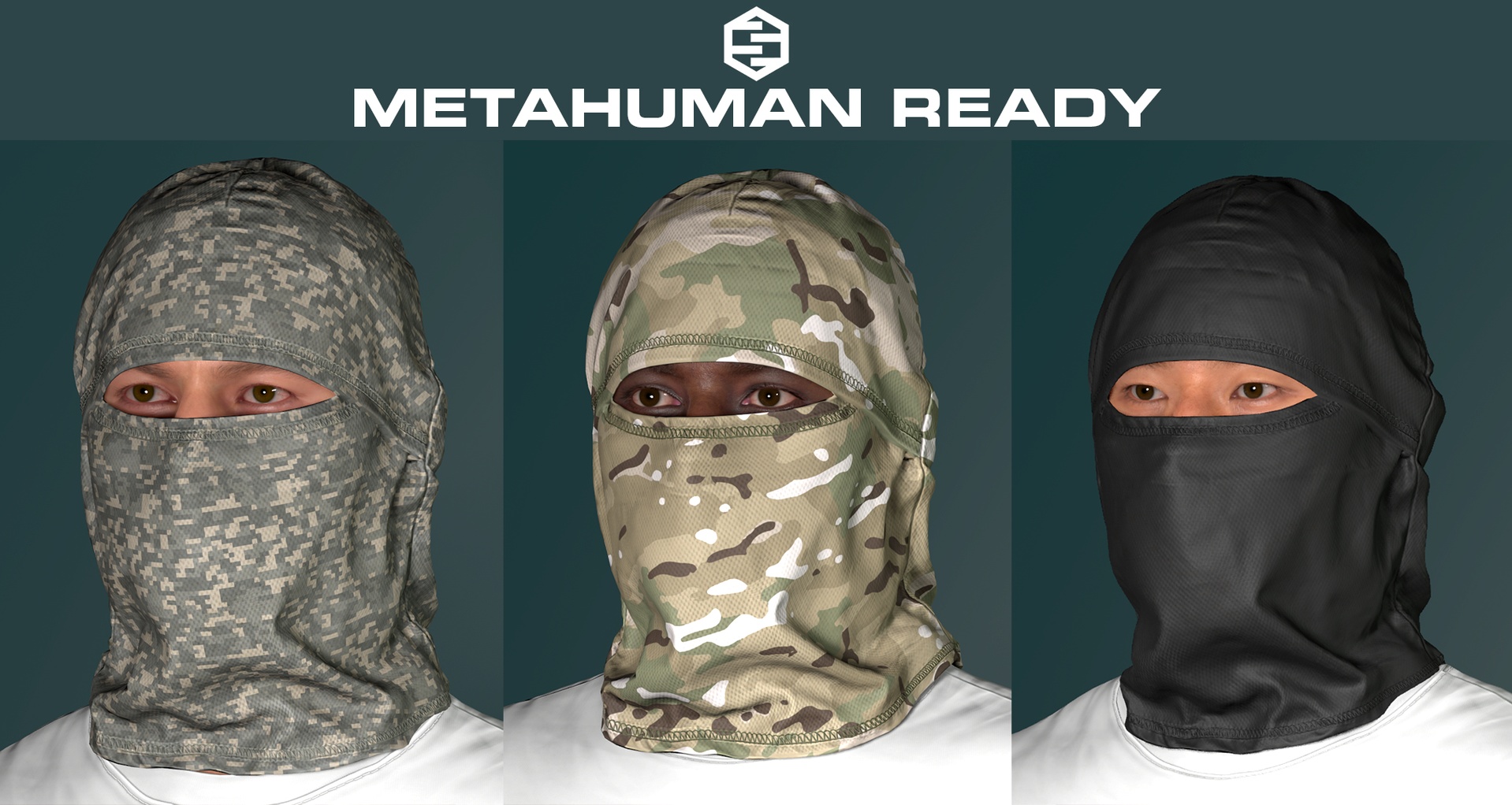 Media 1 for listing Military Balaclava │ 9 Camouflage Variations