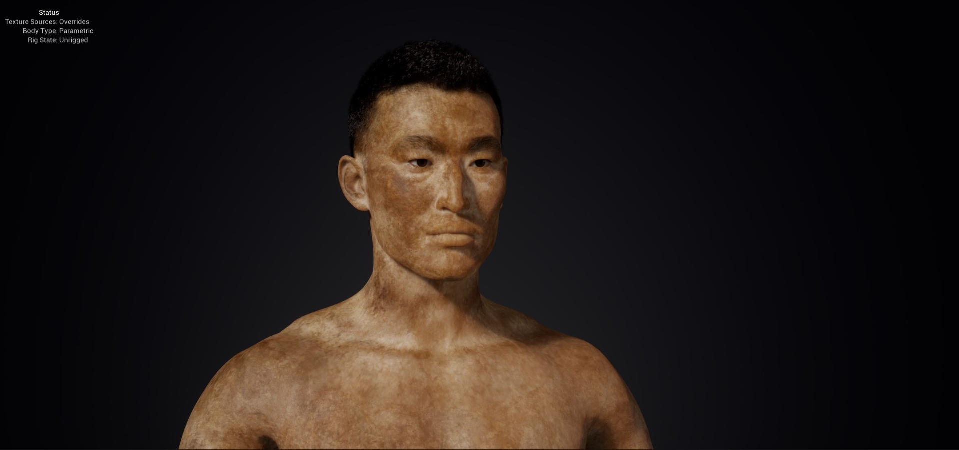 Media 1 for listing Dirt Zombie Texture - Editable MetaHuman