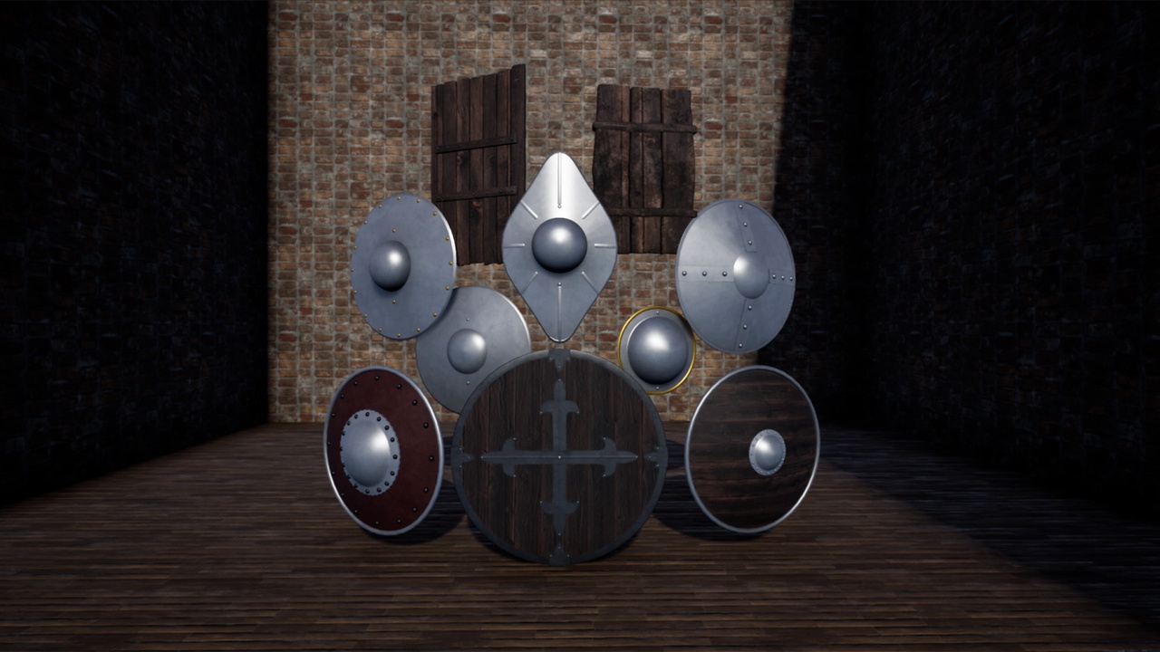 Media 1 for listing TMPRSS - Realistic Small Shield Props