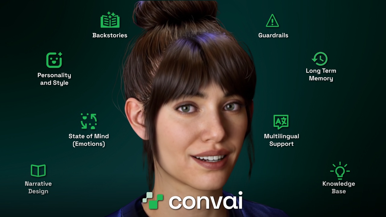Media 1 for listing AI for NPC, MetaHuman - Dialog, actions and general intelligence - by Convai