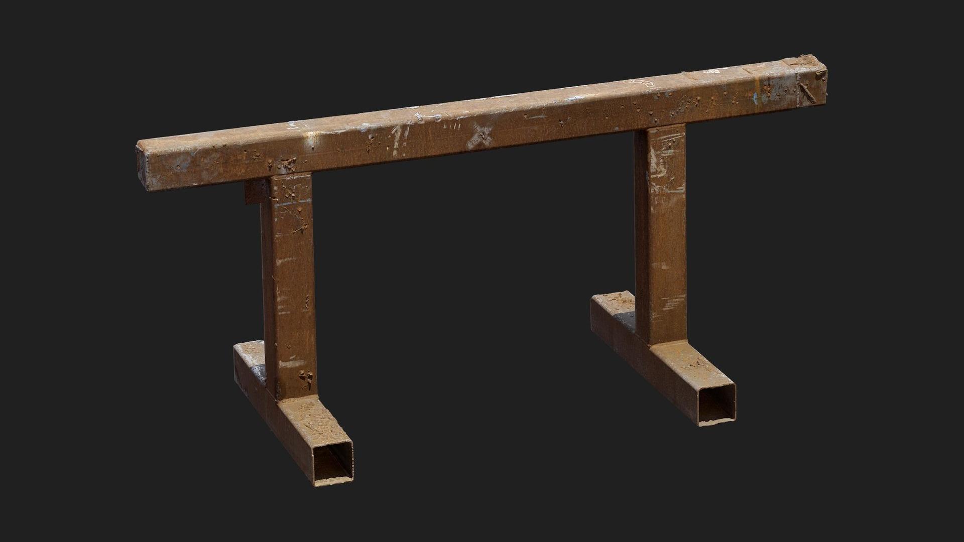 Rusty Axel Stand Rusty Metal Stand | Fab