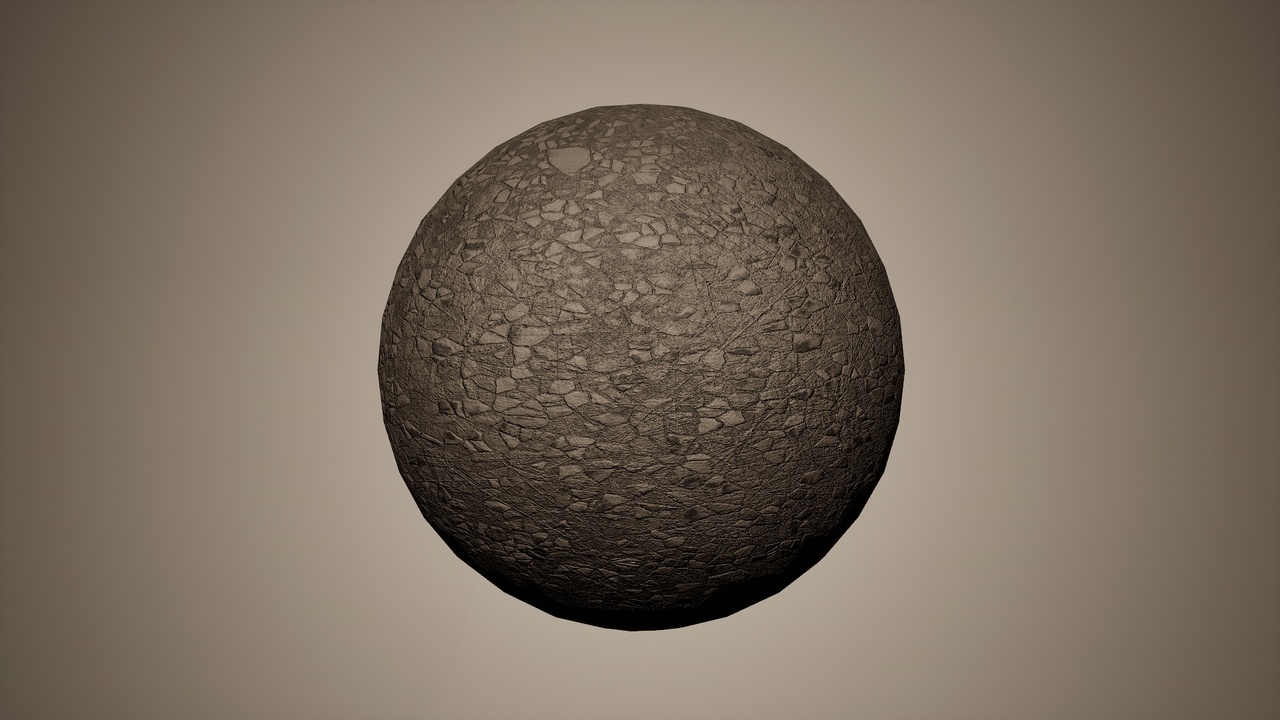 الوسائط 1 للقائمة Realistic Asphalt Material PBR