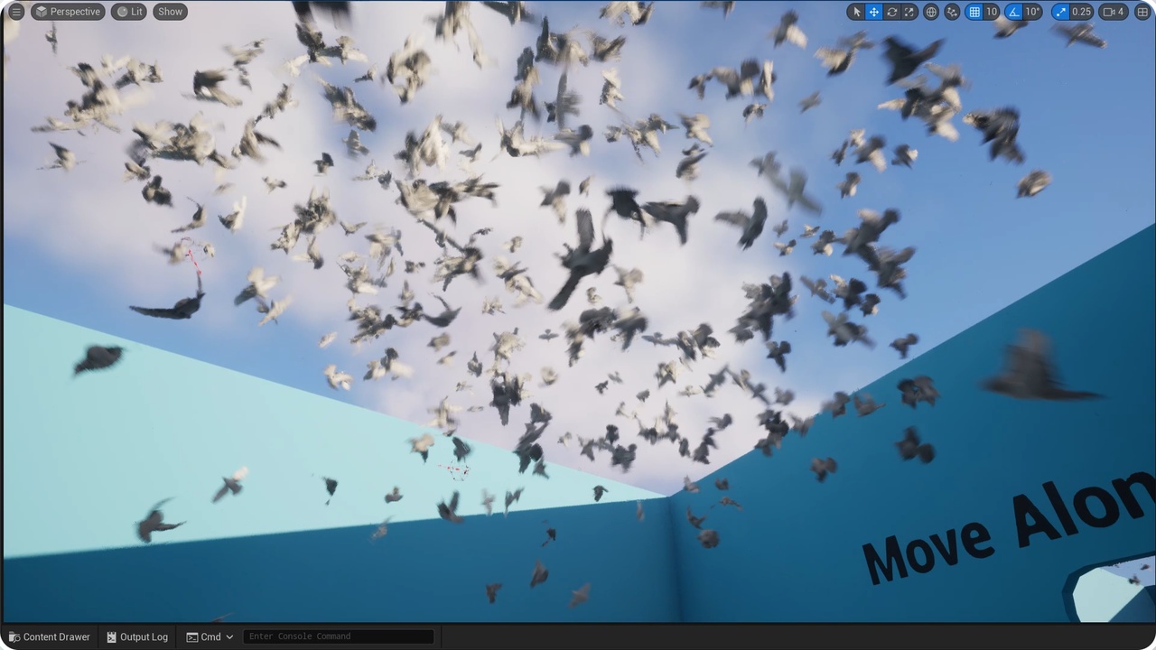 Media 1 for listing Complete Flocking Simulation Bundle – Crow, Pigeon, Sparrow & Bat