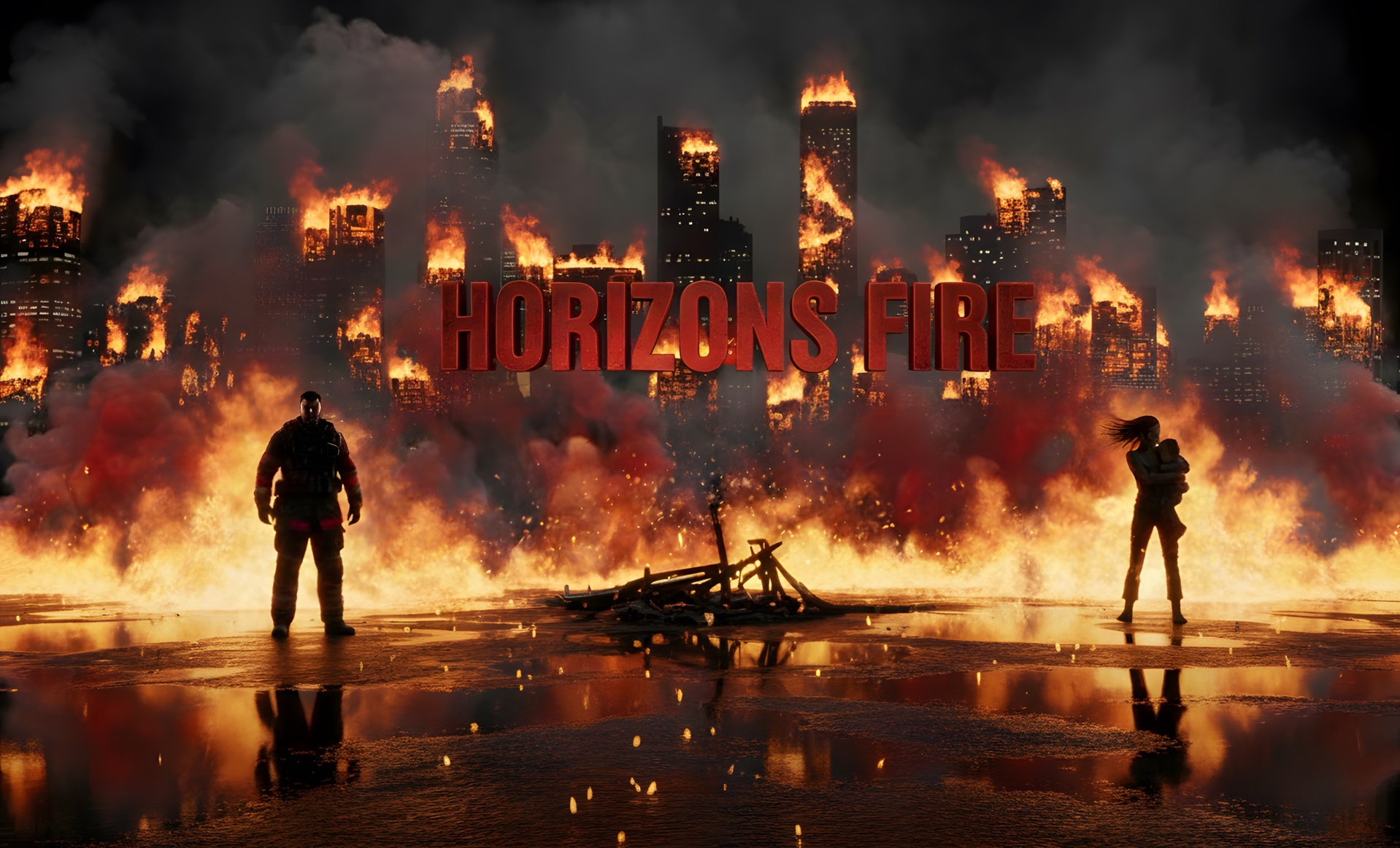 Horizon Fire (Huge Long Distance) Vdb Effects Pack | Fab