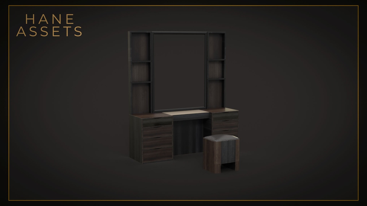 商品 Elegant Makeup Desk 的媒体 1
