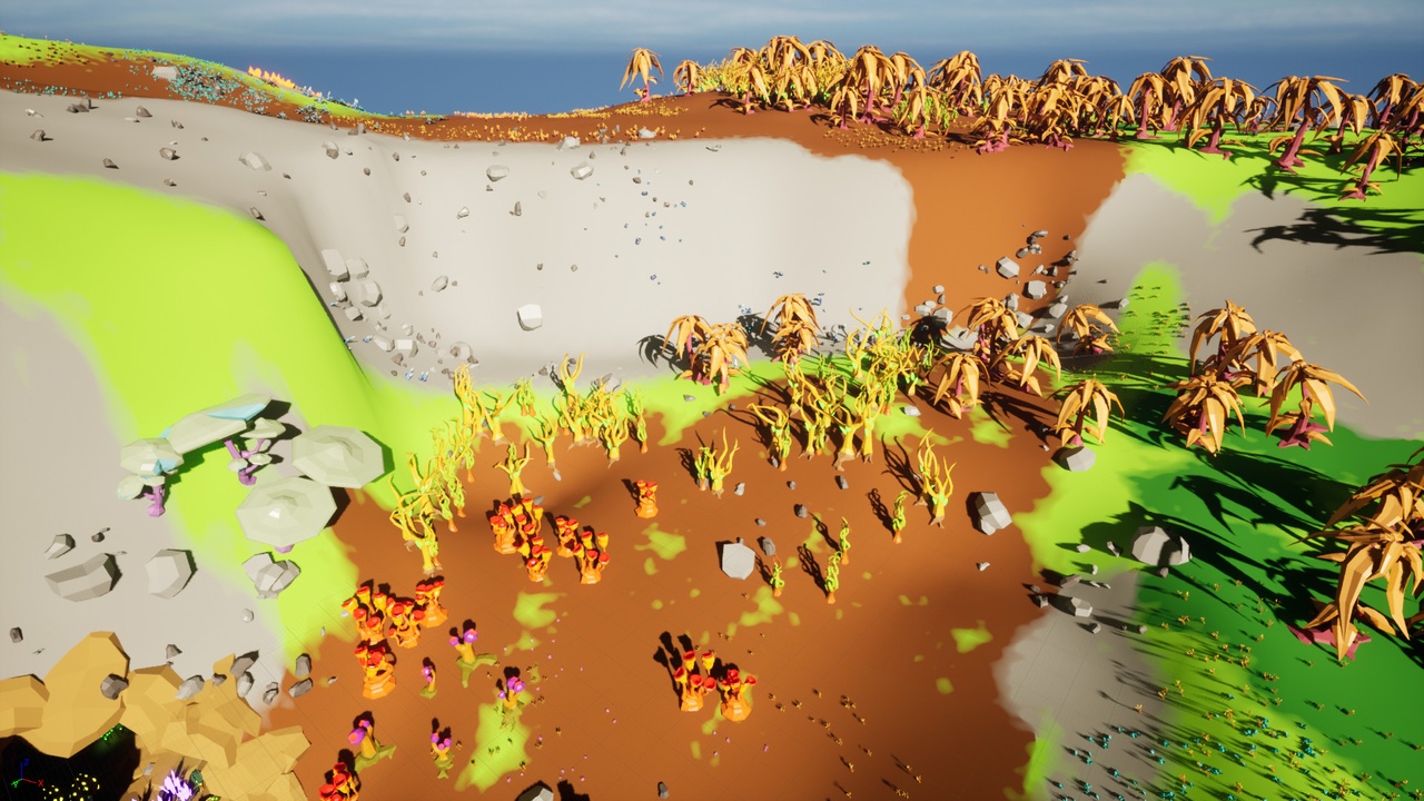 LOW POLY - Alien Environment Ultra Pack 01 | Fab
