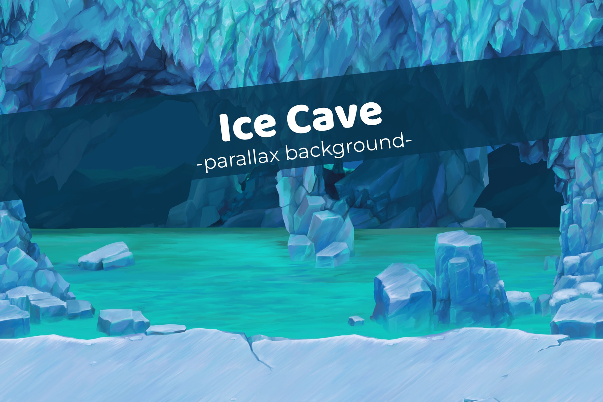Media 1 for listing Ice Cave - Parallax Background