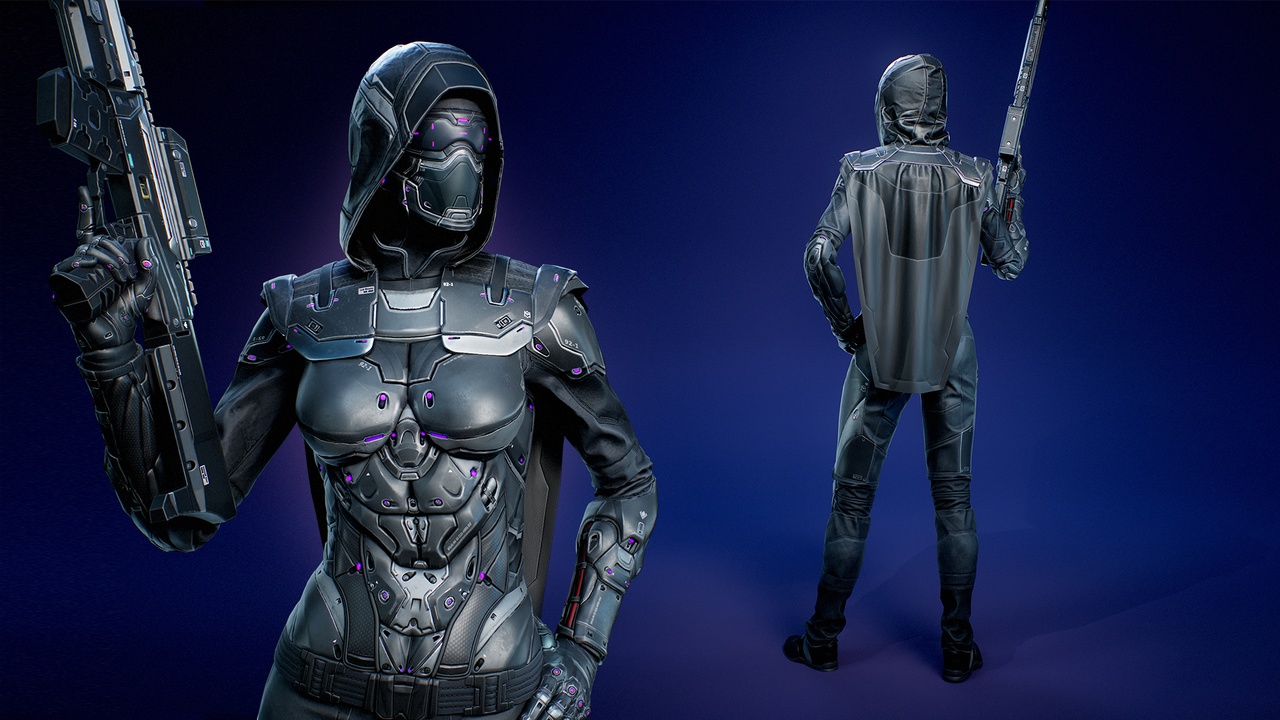 Media 1 for listing Cyberpunk Sniper - Female
