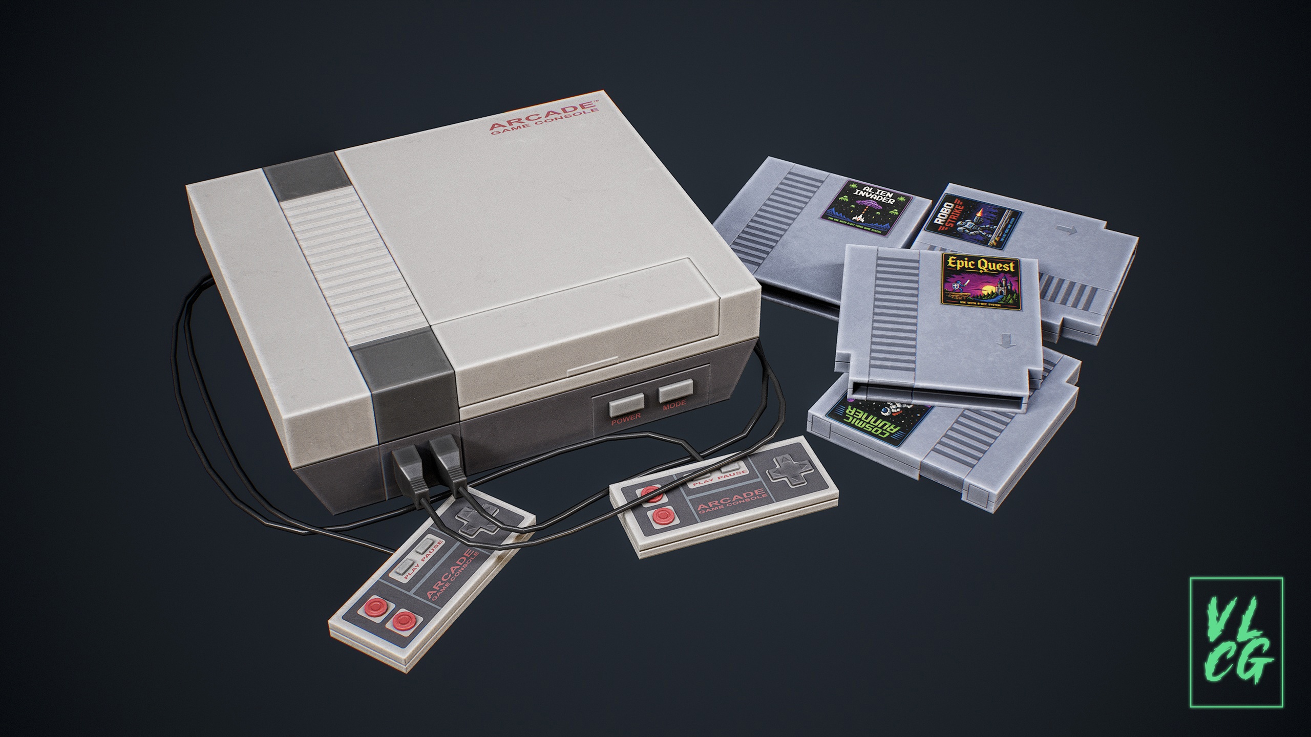 Media 1 for listing VLCG - Game Console - Retro Old Arcade 1980s