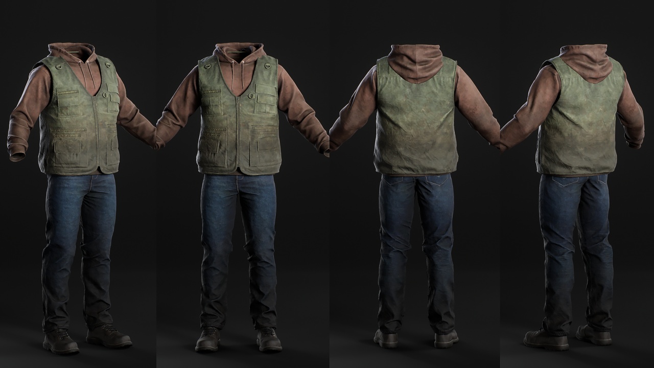 Media 1 for listing Survival Outfit 05 - Metahuman