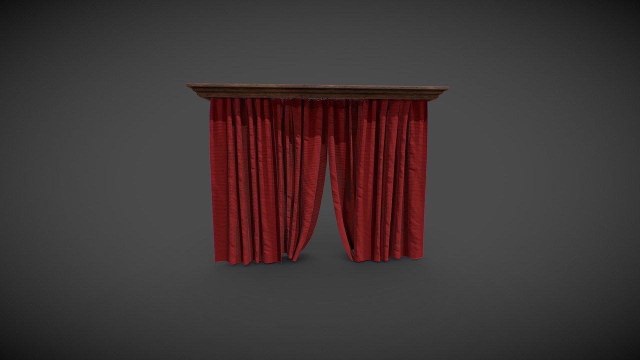 Media 1 for listing Red Curtain