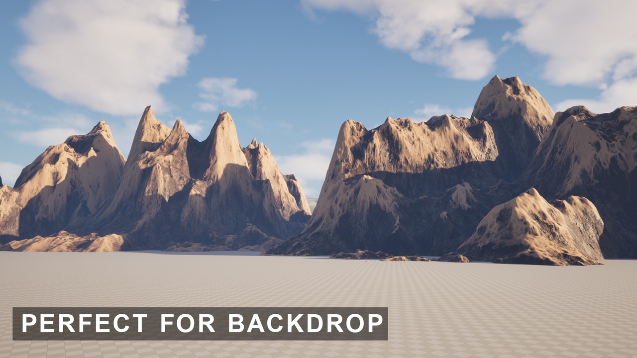 Media 1 for listing Distant Mountain Pack 2 - High Resolution Mountains for Background