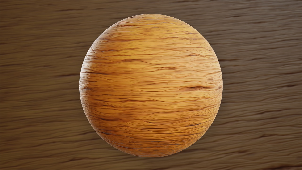 Media 1 for listing Stylized Wood 01A - Material