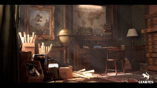 Victorian Interior Environment ( Victorian Steampunk Vintage 